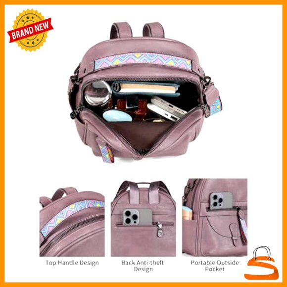 faux designer mini backpacks Fawn Design The beautiful details highlight the quality of this bag NEW Madison West black faux